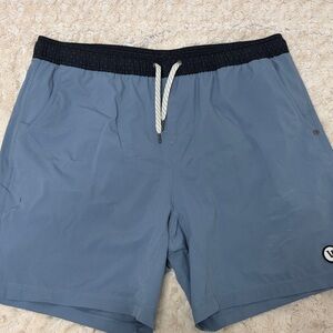 Vuori Blue Athletic Shorts